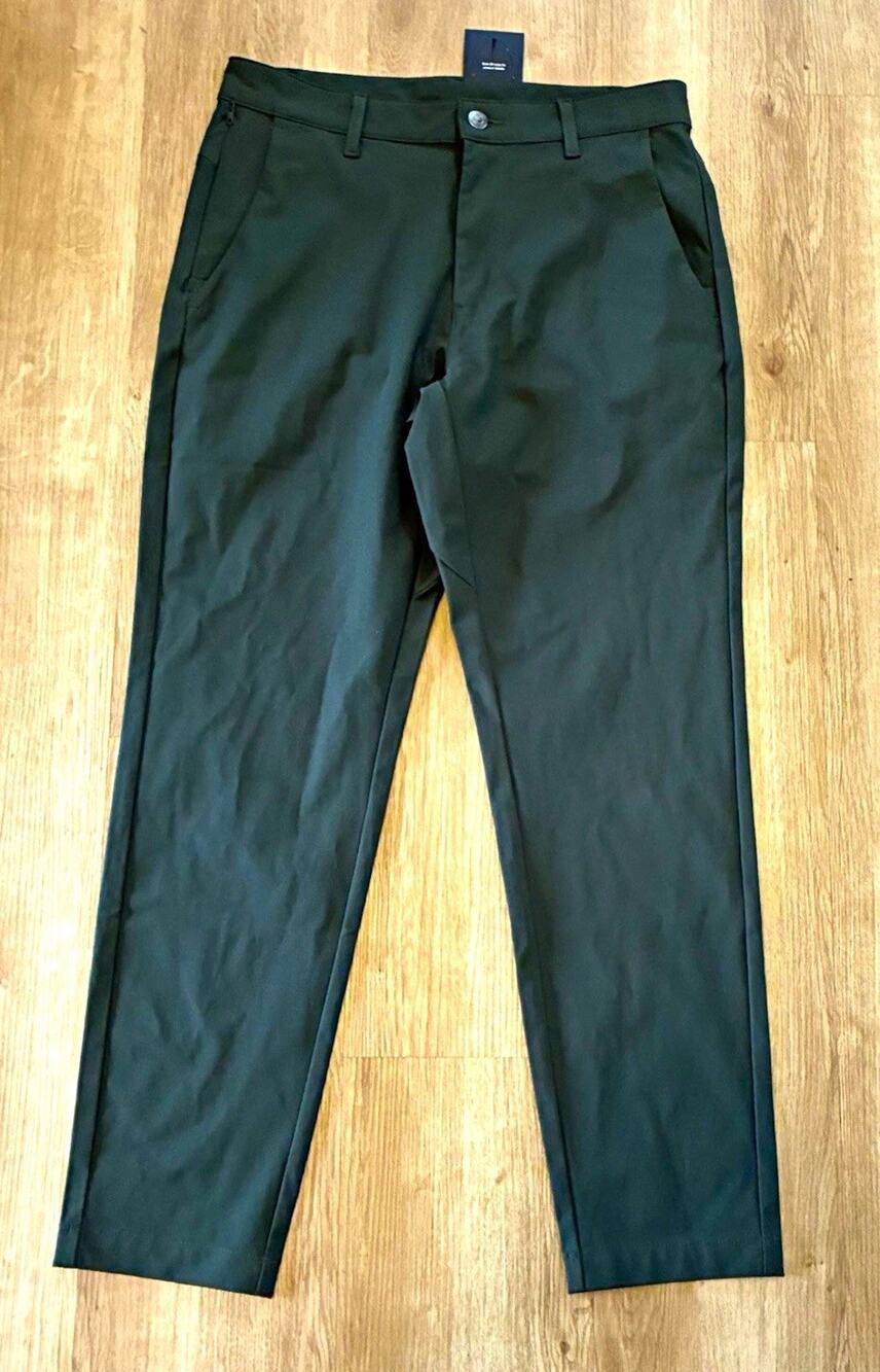 NWT Fabletics Men’s Green Activewear Performance Trouser Golf Pants Size 30x30